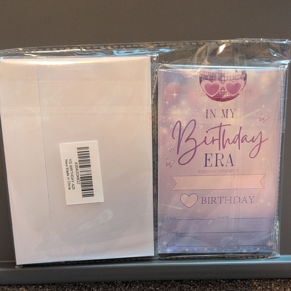 In My Birthday Era Party Invitations - Picture 3 of 4